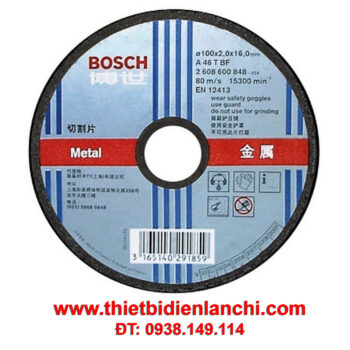 Đĩa cắt BOSCH 100x1.2mm 2608600266