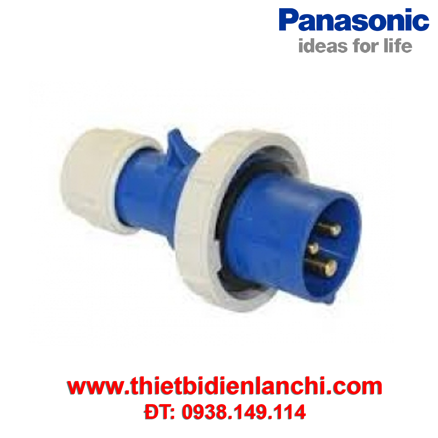 Phích cắm công nghiệp 3 pha PCE F0232-6 Phích cắm công nghiệp 3 pha PCE F0232-6