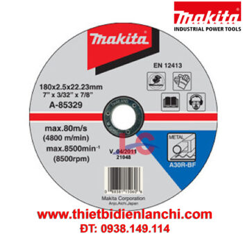 Đá cắt kim loại Makita A-85329 (180x2.5x23mm)