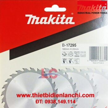 Lưỡi cưa gỗ hợp kim 80 răng Makita B-17295 (255 x 25.4 x 80T)