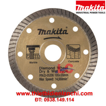 Lưỡi cắt khô Makita D-05206 (115x20mm)