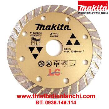 Lưỡi cắt kim cương Makita D-42640 (110 x 20mm-Vàng đồng)