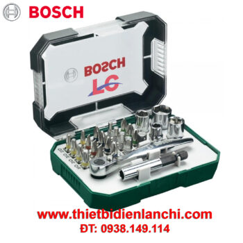 Bộ dụng cụ ốc vít 26 món Bosch 2607017322