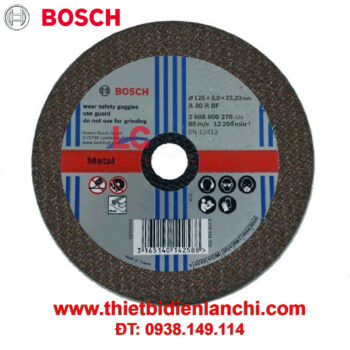 Đá cắt sắt Bosch 2608600270 (125 x 3 x 22.2mm)