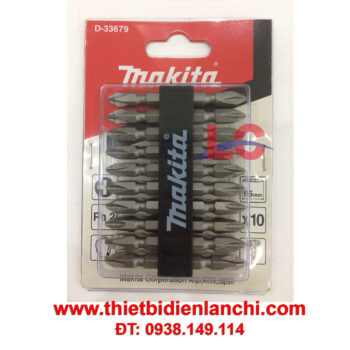 Bộ mũi vít 10 chi tiết Makita D-33679