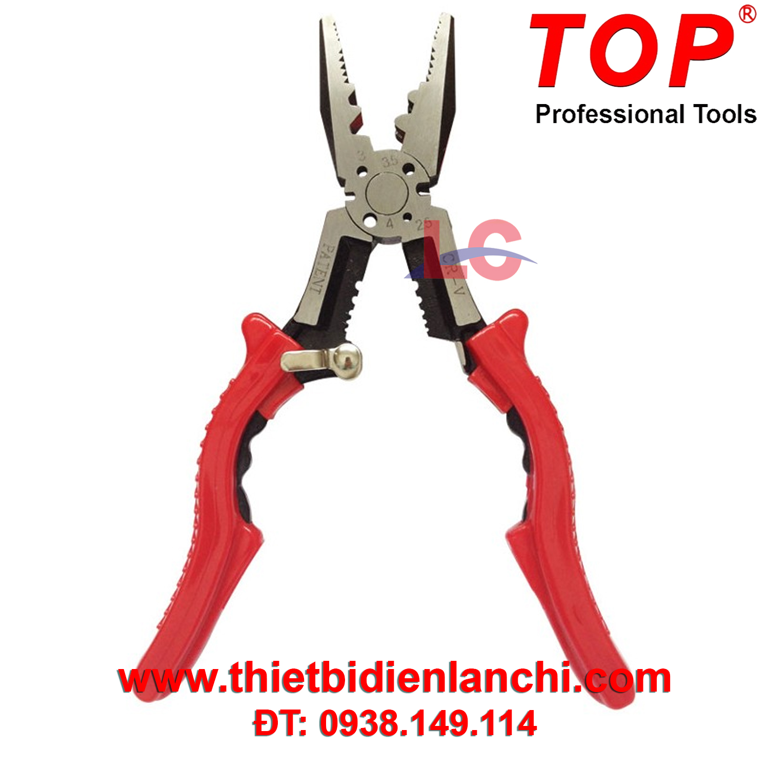 Kìm điện đa năng 8" (200mm) TOP - TPT-30033 Kìm điện đa năng 8" (200mm) TOP - TPT-30033