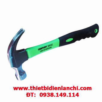 Búa nhổ đinh CENTURY 13OZ cán nhựa xanh