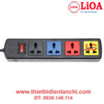 Ổ Cắm Điện 4 Ổ Đa Năng Có Nắp Che Lioa 4D32N (2200W)