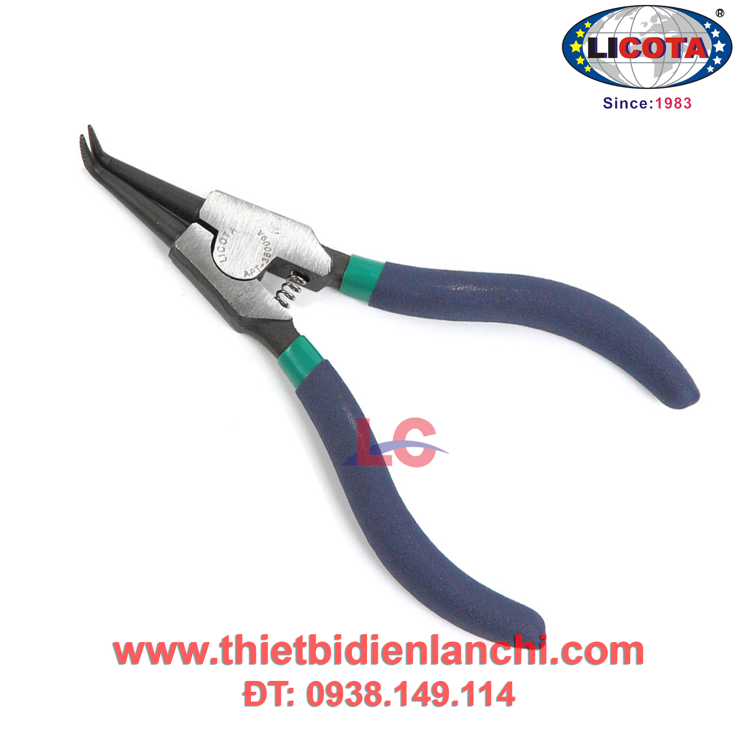 Kìm mở phe ngoài mũi cong Cao cấp 7" (175mm) Licota - APT-38009B Kìm mở phe ngoài mũi cong Cao cấp 7" (175mm) Licota - APT-38009B