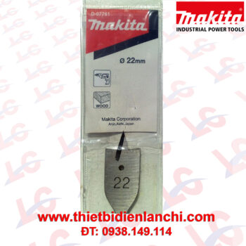 Mũi phay gỗ Makita 22mm D-07761
