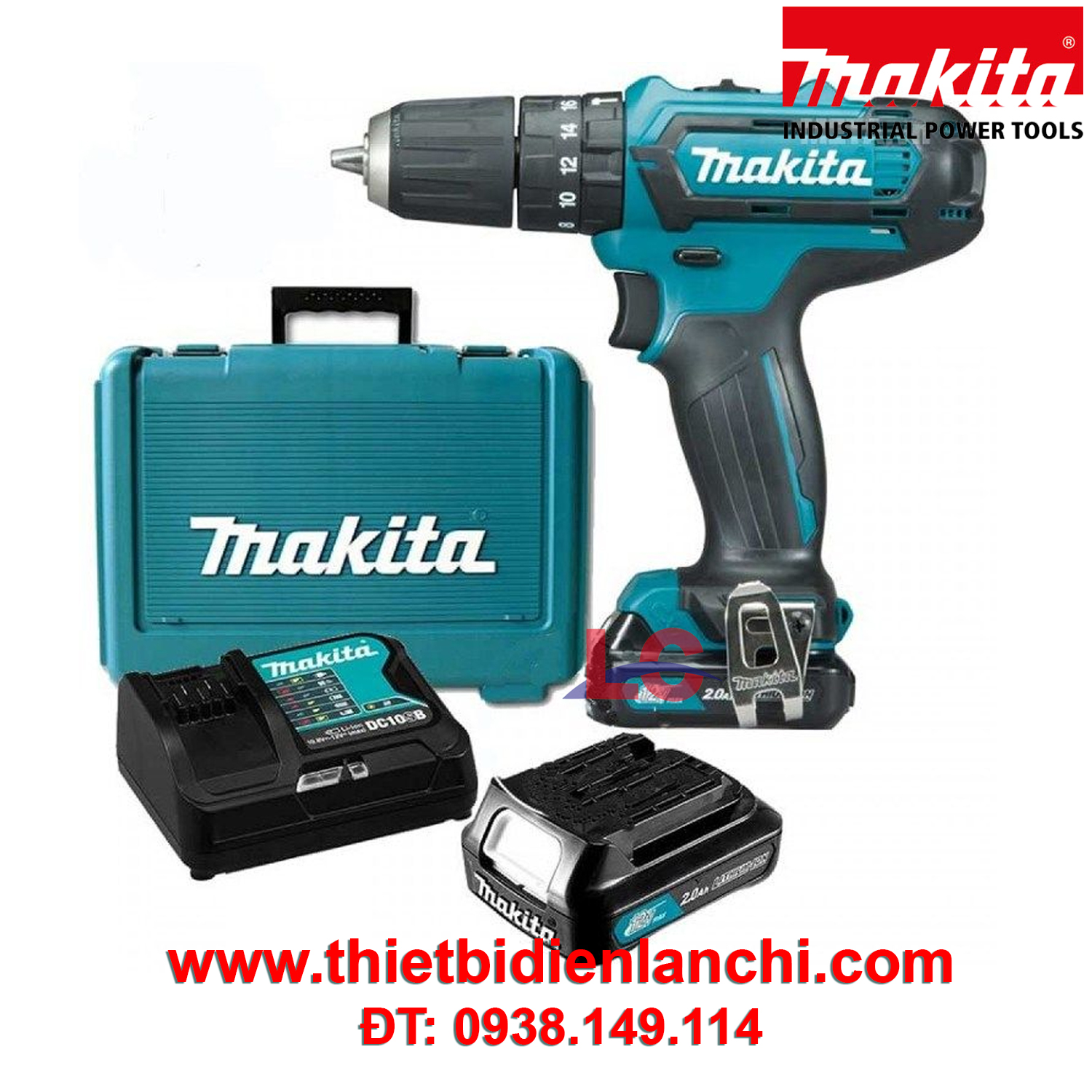 Máy khoan vặn vít dùng pin Makita HP331DSYE (10.8V) Máy khoan vặn vít dùng pin Makita HP331DSYE (10.8V)