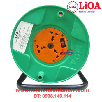 Ổ cắm kéo dài LiOA quay tay kiểu Rulo - 15A 20m dây - QN20-3-15A