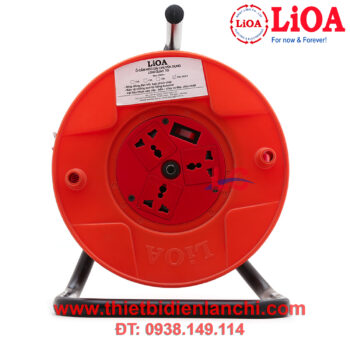 Ổ cắm kéo dài quay tay kiểu Rulo to LiOA QT2025 20m x 2