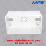 Hộp nhựa âm tường đơn MPE-A157N