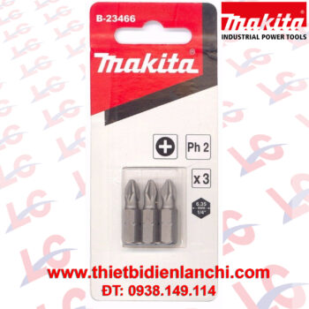 Bộ mũi vít xoắn 3 chi tiết PH1 Makita B-23466