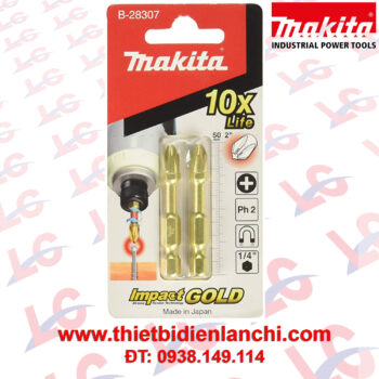Bộ vít xoắn một đầu PH2x50mm Makita B-28307