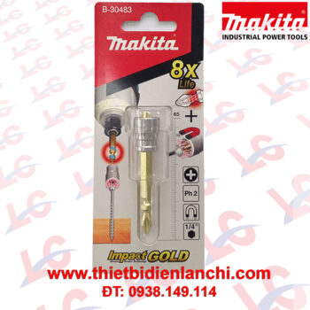 Bộ mũi vít và nam châm tăng lực hút Makita Impact Gold B-30483