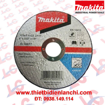 Đá cắt kim loại Makita D-18677 (125x2.5x22.23mm)