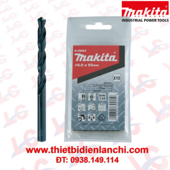 Mũi khoan kim loại MAKITA 6.0mm HSS-R D-38663