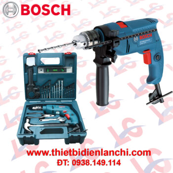 Bộ máy khoan động lực 19 chi tiết Bosch GSB 550 SET 550W