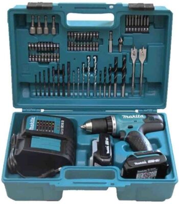 Bộ sản phẩm khoan vặn vít Makita DDF453SYX1