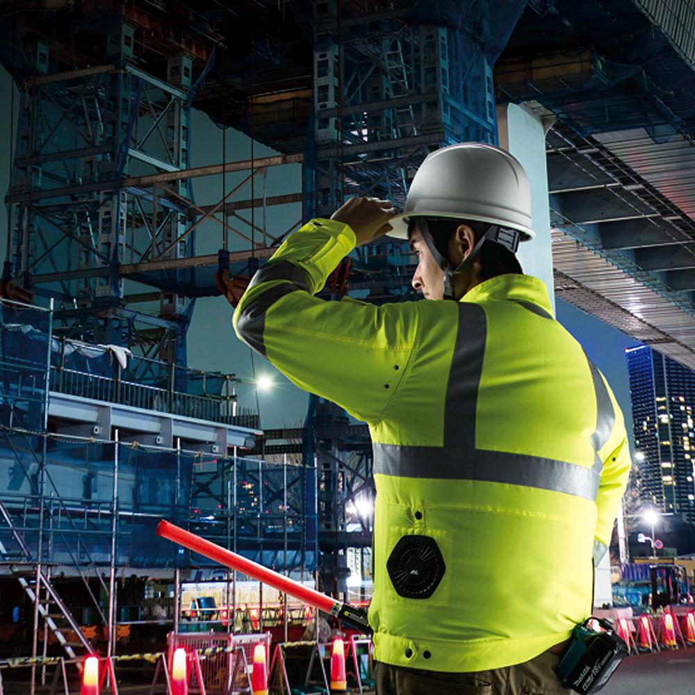 Makita DFJ214ZM 12V Max Li-ion Cordless High Visibility Fan Jacket ...