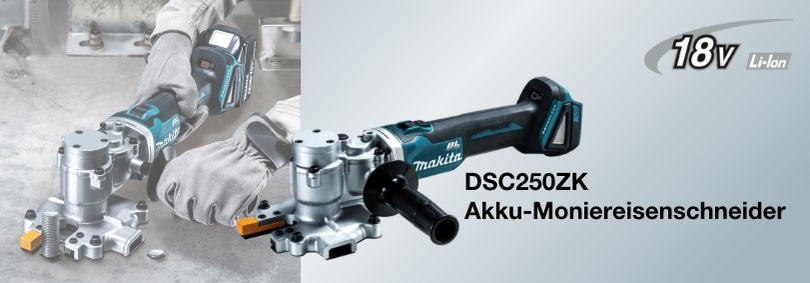 M&aacute;y cắt th&eacute;p d&ugrave;ng pin Makita DSC250ZK 18V