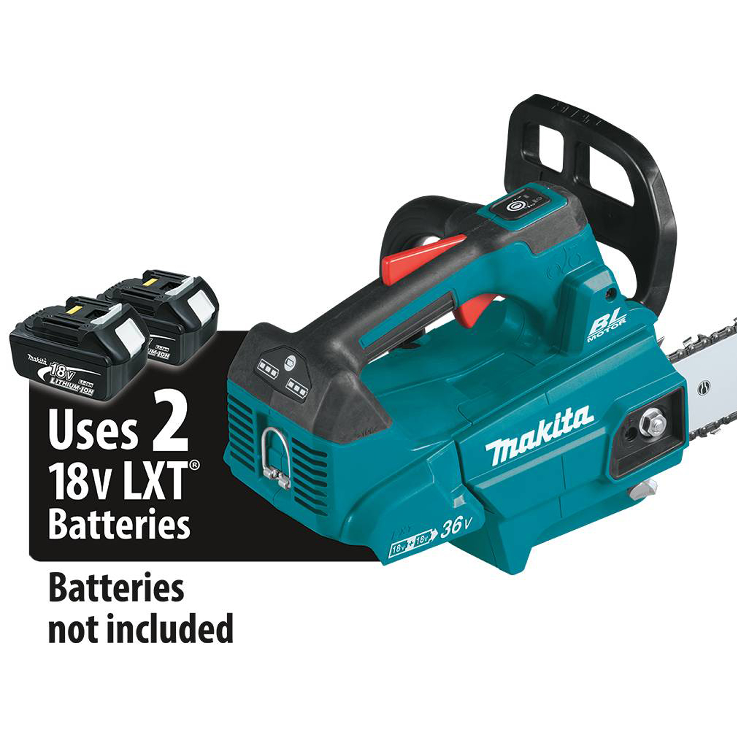 Makita DUC406Z, Cordless Chainsaw, 36V, 16", 387mm, Speed 0-20m/s