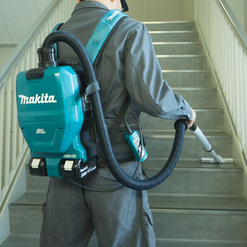 M&aacute;y h&uacute;t bụi đeo vai d&ugrave;ng pin Makita DVC260ZX