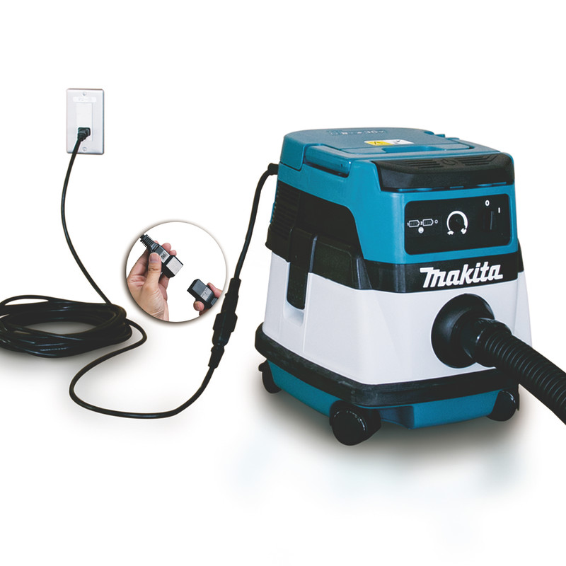 M&aacute;y h&uacute;t bụi d&ugrave;ng điện v&agrave; pin Makita DVC861LZ