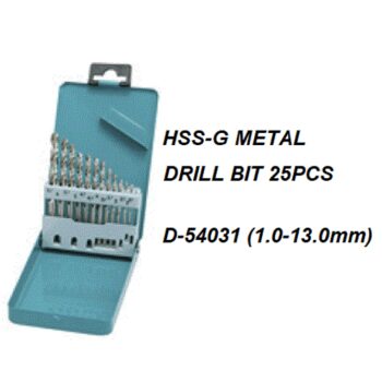 Bộ mũi khoan HSS-G 25 mũi từ 1.0-13.0mm Makita D-54031