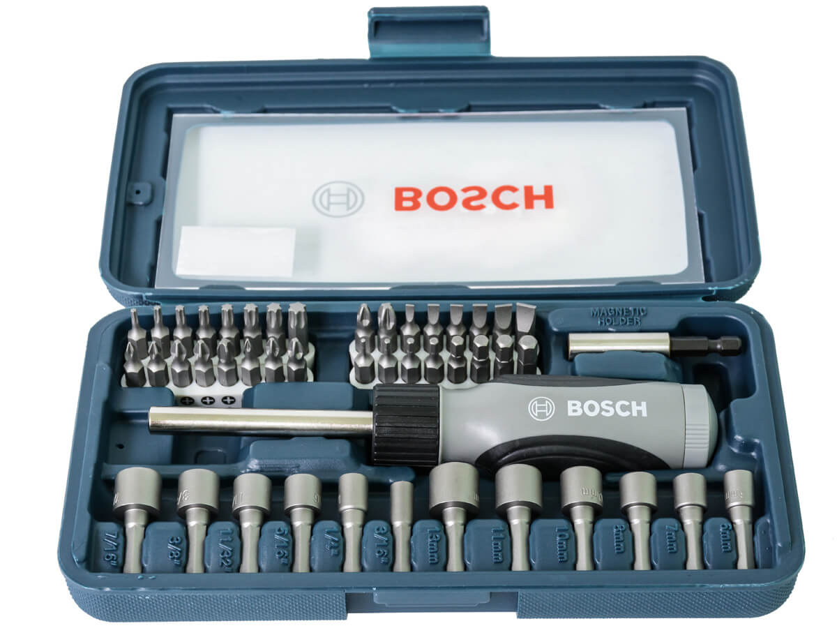 Bộ tuốc nơ vít đa năng 46 chi tiết Bosch 2607017399 Bộ tuốc nơ vít đa năng 46 chi tiết Bosch 2607017399