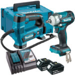 Combo Máy Bơm Hơi & Máy Siết Bu Lông Dùng Pin 18V Makita DLX2424JX1
