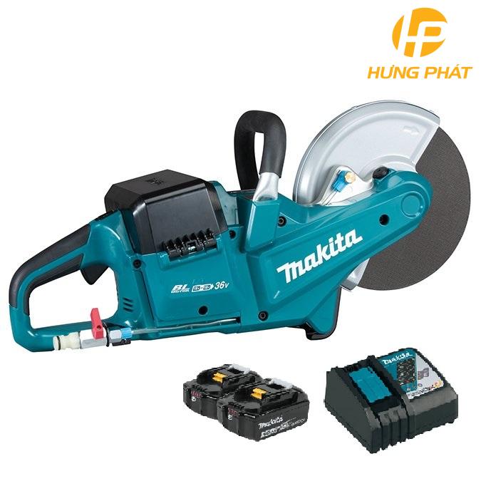 M&aacute;y cắt b&ecirc; t&ocirc;ng d&ugrave;ng pin Makita DCE090T2X2 (2 pin + 1 sạc) - Makita Hưng  Ph&aacute;t