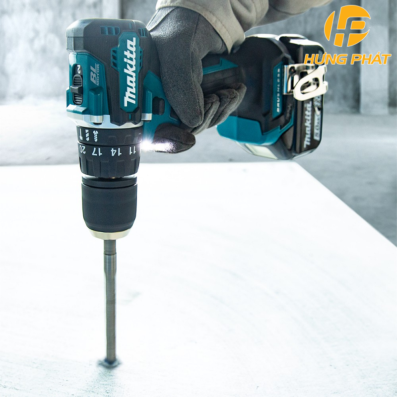 Máy khoan búa, vặn vít dùng pin Makita DHP487Z (không kèm pin sạc) - Makita Hưng Phát
