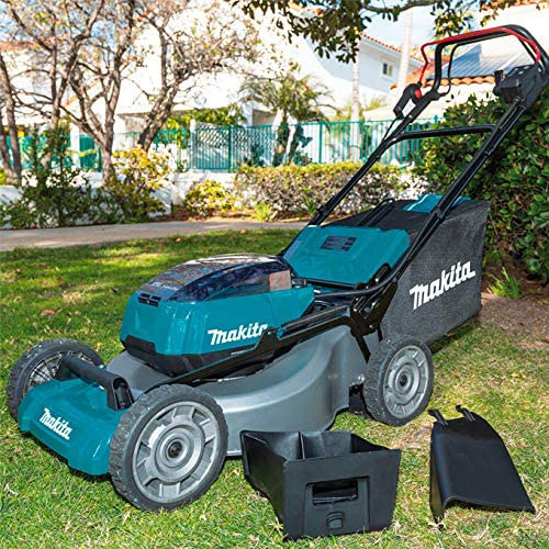 Xe cắt cỏ đẩy d&ugrave;ng pin Makita DLM532Z | vattumientay.com