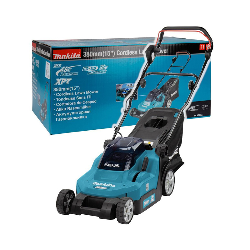 Xe cắt cỏ đẩy tay 380mm pin 18V Makita DLM382Z | tatmart.com