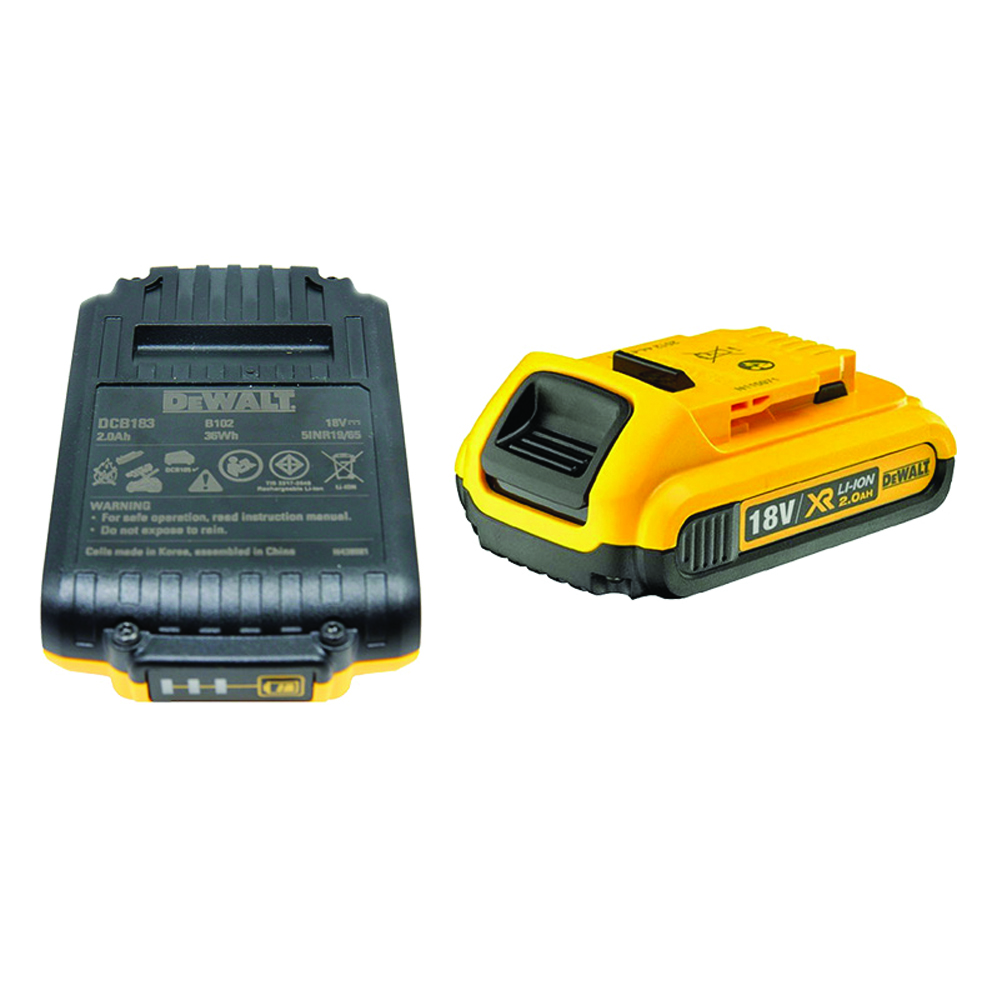 Pin sạc li-ion 18V/2Ah Dewalt DCB183-B1 | tatmart.com