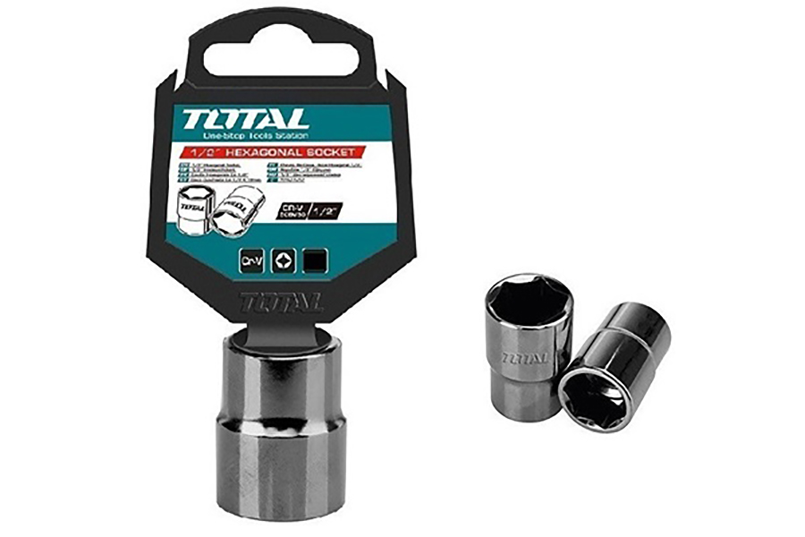 Đầu tuýp 6 góc 1/2" Total THTST12321 32mm Đầu tuýp 6 góc 1/2" Total THTST12321 32mm