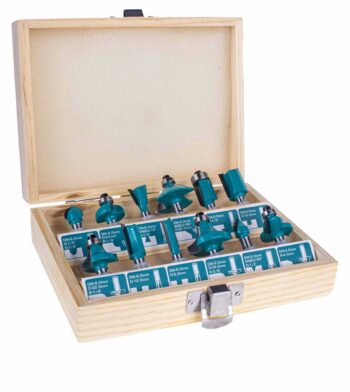 Bộ mũi phay gỗ 6mm 12 chi tiết Total TACSR0121