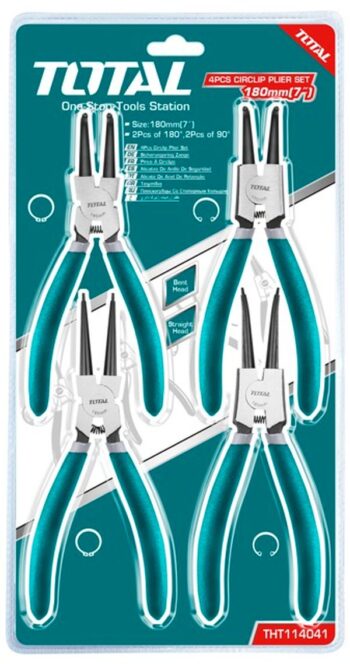 Bộ kìm (kiềm) mở phe 4 chi tiết Total THT114041