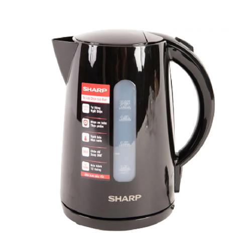 Bình đun siêu tốc Sharp 1.7 lít EKJ-17EVPS-BK Bình đun siêu tốc Sharp 1.7 lít EKJ-17EVPS-BK