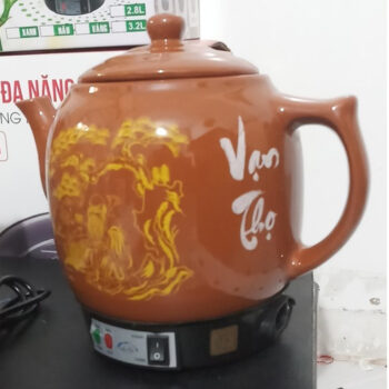 ẤM SẮC THUỐC VẠN THỌ 3.2L-CÓ CHUÔNG BÁO
