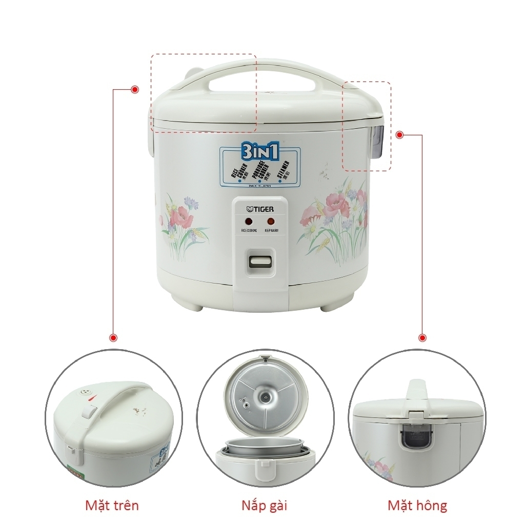 Nồi cơm điện Tiger 1.8 l&iacute;t JNP- 1803