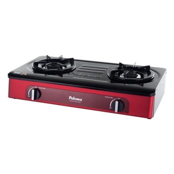 Bếp gas Paloma mặt trước mầu đỏ PA-V72ER