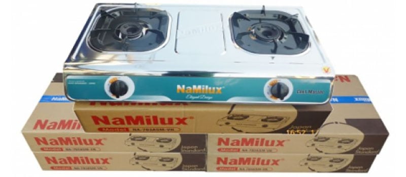 Bếp gas đ&ocirc;i Namilux NA-703ASM - H&agrave;ng ch&iacute;nh h&atilde;ng