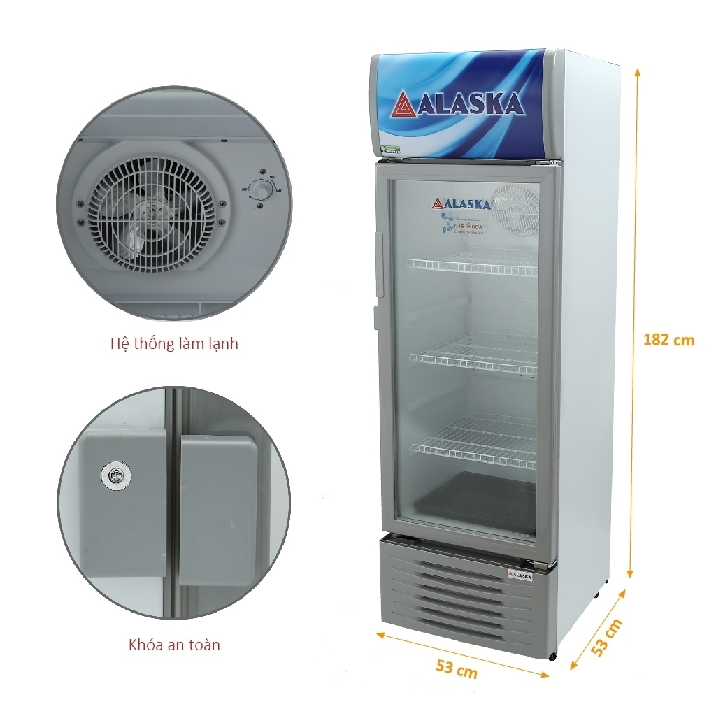 Tủ mát Alaska 260 lít LC-433H