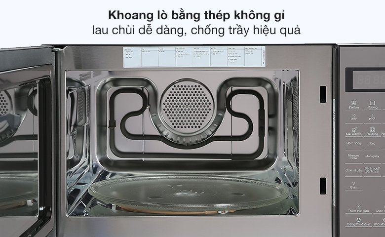 Khoang lò - Lò vi sóng có nướng Panasonic NN-CT66MBYUE 27 lít Khoang lò - Lò vi sóng có nướng Panasonic NN-CT66MBYUE 27 lít