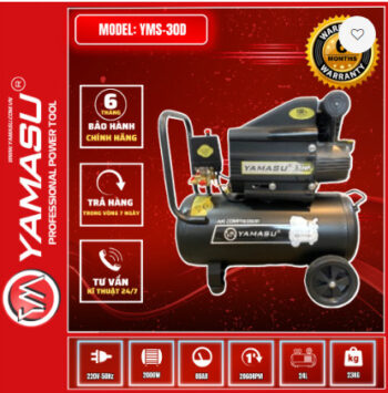 MÁY NÉN KHÍ DẦU YAMASU 2000 W - 2.5HP Mã sp :YMS 30D