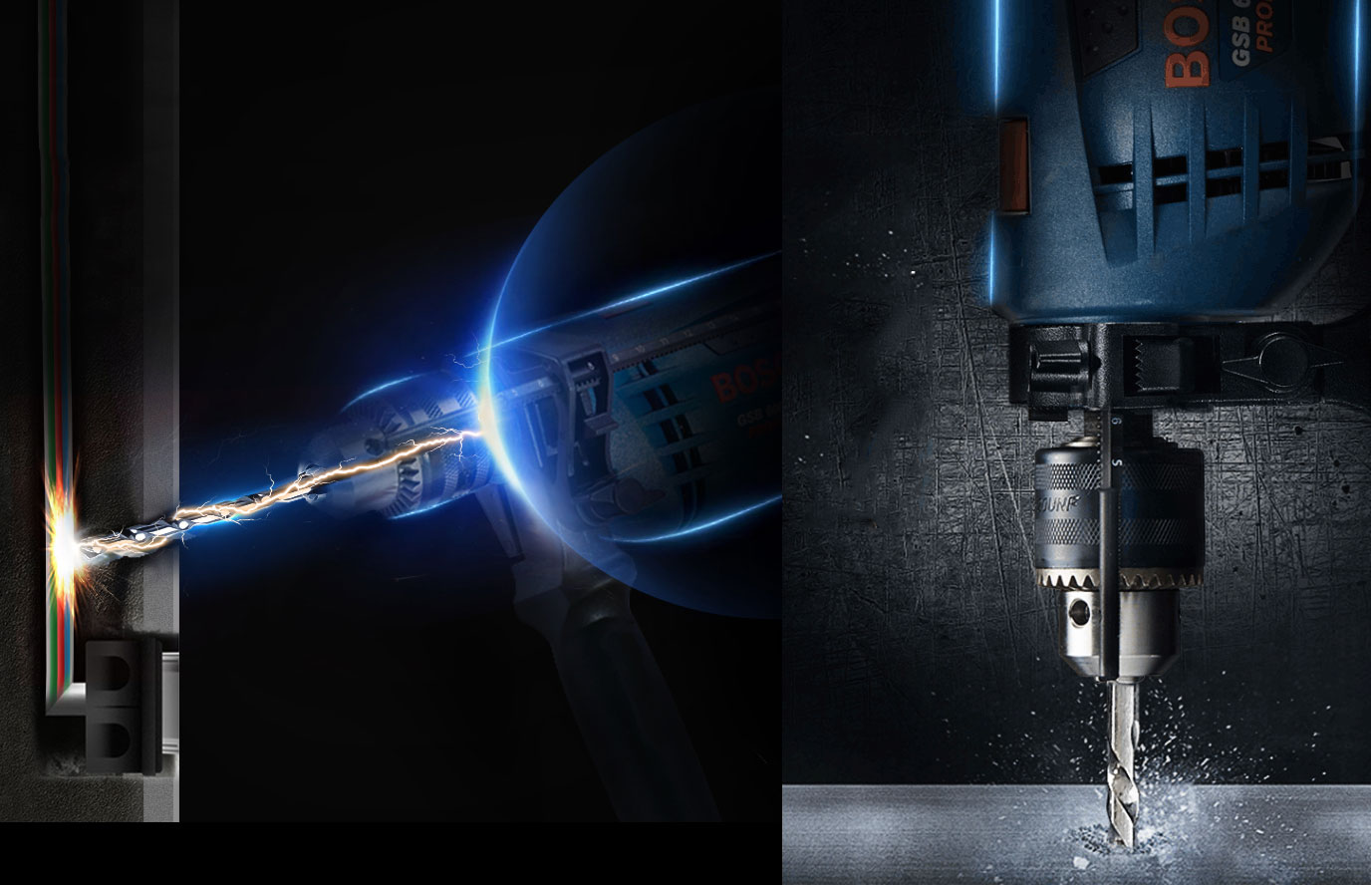 M&aacute;y khoan Bosch GSB 600 cho hiệu quả cao trong mọi nhu cầu ứng dụng